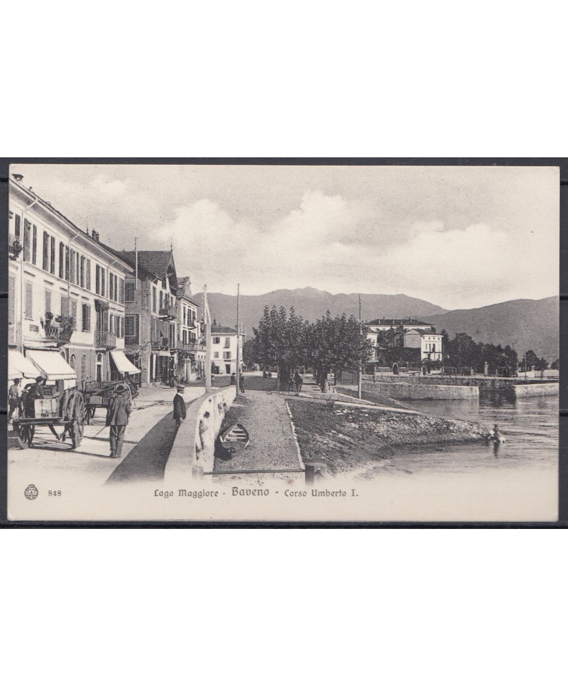 1910ca Baveno Lago Maggiore - Corso Umberto