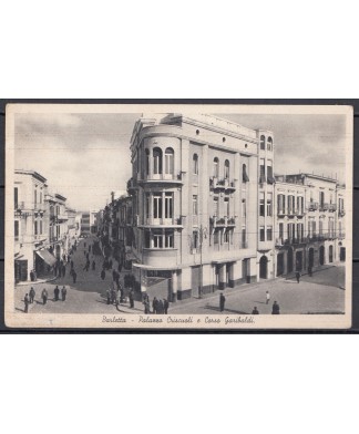 1920ca Barletta - Palazzo Criscuoli e Corso Garibaldi