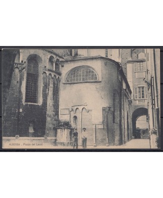 1910ca Albenga Piazza Leoni...