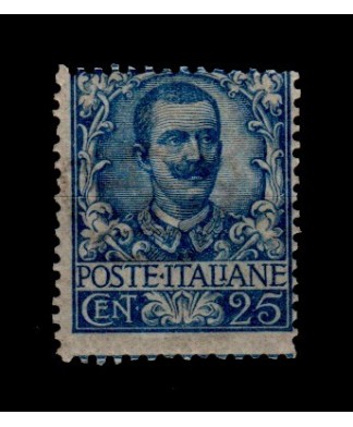 1901 - Floreale c. 24 nuovo con linguella, Certificato